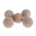 thumbnail image 4 of 5 Pcs Perles Rondes en Bois Perles d'Espacement Non Finies 60mm Perles en Vrac pour, 4 of 8