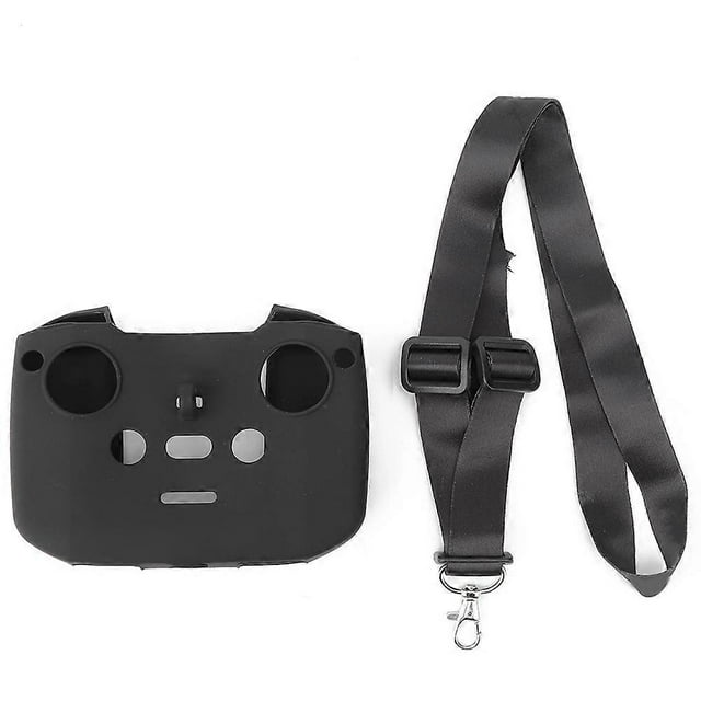Silicone Protective Case with Hanging Strap for Mavic Air 2 Remote Controller, Black