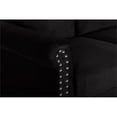 thumbnail image 5 of New Classic Furniture Alani Contemporary Solid Wood and Velvet Sofa in Black, 5 of 6