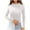 White, variant on Turilly womens sweaters under $10 Women's Solid Color Button Long Sleeved Knitted Sweater Base Sweater Top High Neck Sweater