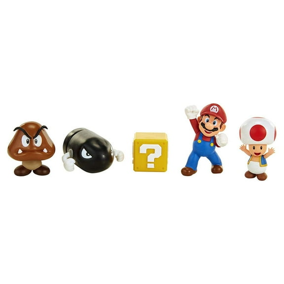 Super Mario 2.5 inch 5 Figure Diorama Gift Set