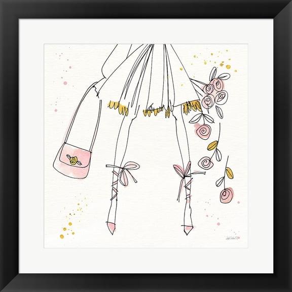 Fashion Feet IV by Anne Tavoletti, Framed Wall Art, 19.5W x 19.5H