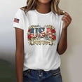 thumbnail image 2 of MEICHEN 250th Anniversary USA Shirt Short Sleeve Round Neck T Shirt Fashion Casual Blouse Top Summer Clothing, 2 of 4
