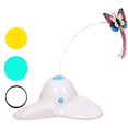thumbnail image 3 of Buyter Interactive Cat Toy Electric Rotating Butterfly Turntable Puzzle Pet Tease Pole (White), 3 of 5