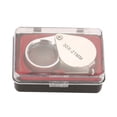 thumbnail image 2 of Lupa de dos opciones lupa carcasa en forma de lágrima duradera con una lupa de bolsillo con caja de almacenamiento para usar en cualquier momento, 2 of 8