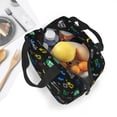 thumbnail image 4 of Lsque Gamepads Pattern Lunch Bag Women/Men Insulated Lunch Box,Small Leakproof Cooler Food Lunch Containers Reusable High Capacity Lunch Tote Bags, 4 of 6