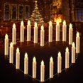 thumbnail image 4 of cimetech LED Flameless Candles, Battery Operated Candle Lights with Remote Control Timer, Floating Candles with Brightness Functio, 4 of 6