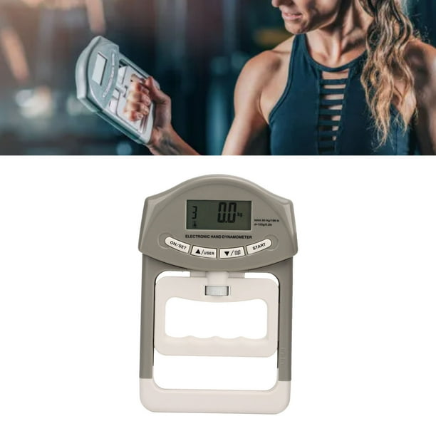 Medidor De Fuerza De Agarre Digital Haveratio (180 Kg / 396 Lb) – Pantalla LED Retroiluminada