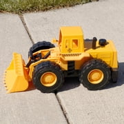 Mighty Wheels: 16 Mega Front Loader - Construction Toy Vehicle, Realistic Lever Operated Bucket, Dig & Scoop, Durable Indoor-Outdoor Play, Kids 3+