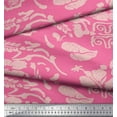 thumbnail image 2 of Soimoi Rayon Fabric Flower Artistic Print Sewing Fabric Yard 56 Inch Wide, 2 of 3