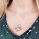 thumbnail image 3 of Collar Doble Corazón Marca Ketzalia De Plata Ley .925 KETZALIA JOYERIA ARTESANAL Colección 2021, 3 of 3