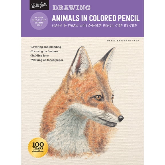 How to Draw & Paint Drawing: Animals in Colored Pencil: Learn to Draw with Colored Pencil Step by Step, (Paperback)