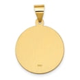 thumbnail image 4 of FJC Finejewelers 14 kt Yellow Gold Polished/Satin St. Daniel Hollow Medal Charm 26 x 18 mm, 4 of 6