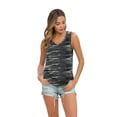 thumbnail image 3 of Airmenty Women's Summer Sleeveless V-Neck T-Shirt Casual Tank Tops Basic Blouse Shirts, 3 of 5