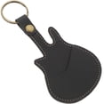 thumbnail image 4 of PU Leather Guitar Picks Case Guitar Picks Holder Portable Guitar Pick Case with Key Chain, 4 of 7