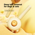 thumbnail image 4 of absob Self-Cleaning Cat Brush for Shedding and Hair Removal - Grooming Tool for Long and Short Haired Cats and Dogs, 4 of 7
