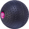 thumbnail image 4 of Fitvids 10 Pound Weighted Medicine Ball for Home Gym Training and Fitness, Purple, 4 of 6