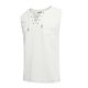 thumbnail image 4 of camisas de lino de algodón sueltas casuales para hombres camisa de color blusa chaleco sin mangas camisas de playa tops blanco / 2xl, 4 of 5