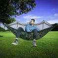 thumbnail image 4 of Birdeem Camping Hammock with Mosquito Net, Portable Double/Single Travel Hammock Insect Netting 210T Nylon Hammock Swing for Backyard Garden Camping Backpacking Survival Travel (Camouflage), 4 of 8