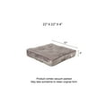 thumbnail image 2 of · REDEARTH · Velvet Floor Pillows-Premium Rayon Cotton Velvet Washable Plush Extra Soft Square seat Cushion with Handle for Dining, Patio, Office, Hardwood Floor (22"x22"x4"; Light Gray) Single Pack, 2 of 7