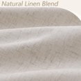 thumbnail image 3 of Juego de cortinas Guken Sand Linen Blackout, 160 cm de longitud, 2 paneles, 3 of 7