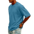 thumbnail image 4 of Enjoytime Mens T-Shirts Lightweight Crew Neck Short Sleeve Shirt Summer Oversized Casual Basic Tee Tops, 4 of 5