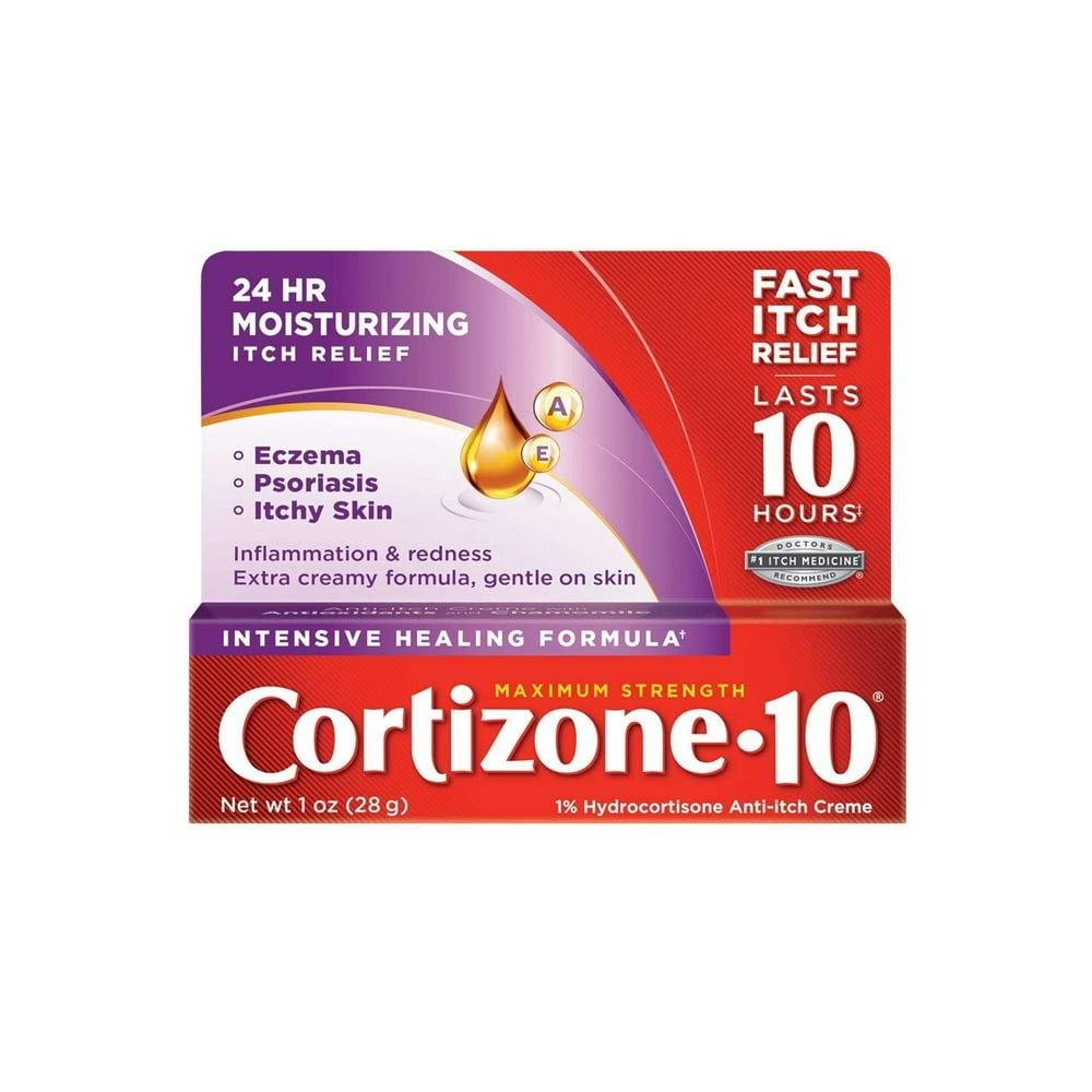 Cortizone 10 Crm 1z Size 1z Cortizone 10 Maximum Strength AntiItch Creme