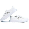 thumbnail image 5 of JENN ARDOR Womens Sneakers Fashion Canvas Shoes Lace up Flats Low Top Walking Shoes, 5 of 13