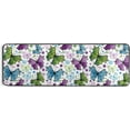 thumbnail image 5 of Dreamtimes Spring Colorful Butterfly Hallway Runner Rug 2'x6' Kitchen Rug with Rubber Backing Ethnic Insect Non Slip Entryway Rug Runner Washable Soft Area Rug for Hallway Bedroom Kitchen Decor, 5 of 6