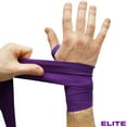 thumbnail image 3 of Meister ELITE 180" Premium Adult Hand Wraps for MMA & Boxing (Pair) - Royal Purple, 3 of 4