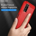 thumbnail image 5 of for Samsung A03S case, Galaxy A03S case with HD Screen Protector, Fashion Shock-Absorption Flexible TPU Bumper Soft Rubber Protective Case Cove for Samsung Galaxy A03S (Red Brushed TPU), 5 of 15