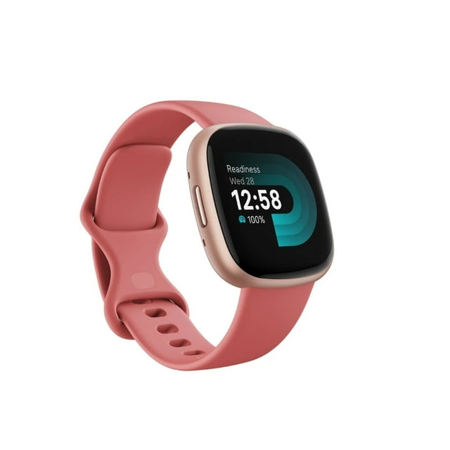 Reloj inteligente Fitbit Versa 4 Fitness con GPS, ritmo cardíaco, color rosa