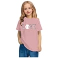 thumbnail image 4 of Robe à Manches Courtes Chemise à Manches Courtes Tout-Petits Enfants Garçons Filles T-Shirt Imprimé Baseball Mode Mignon Col Rond Imprimé Haut à Manches Courtes Chemise de Baseball Garçons Hauts à Manches Courtes, 4 of 5
