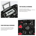 thumbnail image 5 of Daiia Card Suits Luggage Cover, Thickened Washable Travel Luggage Covers, Elastic Unique Baggage Covers for 18-20 inch Luggage-Large, 5 of 9