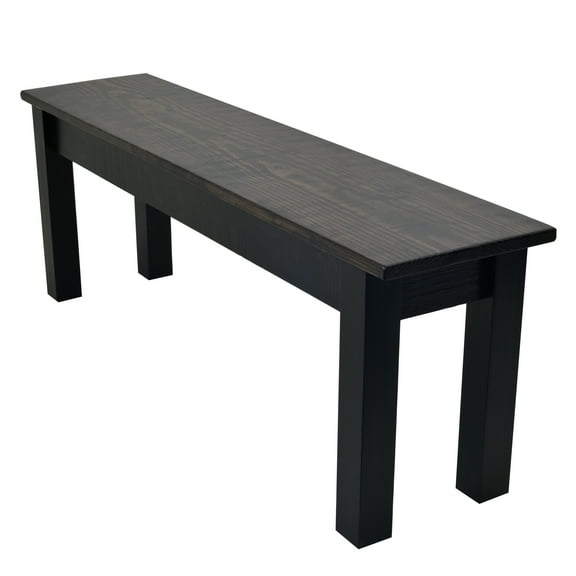 DARK WALNUT & BLACK BENCH-54