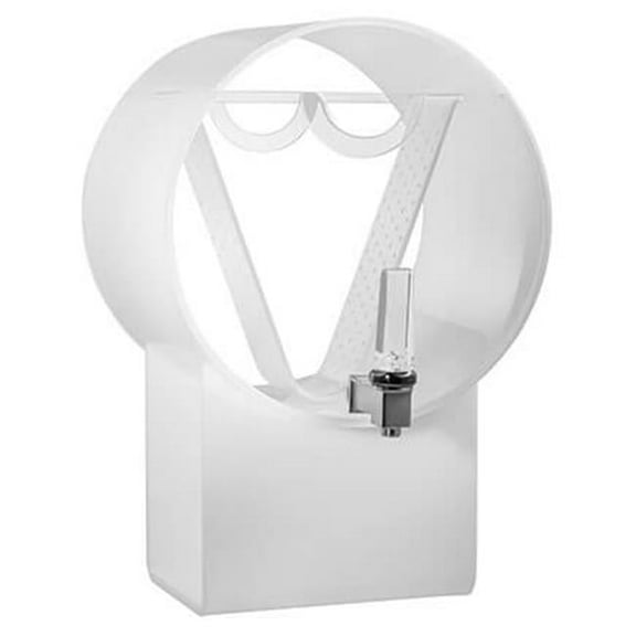 Rosseto LD174 3 gal Lucid Acrylic Barrel Beverage Dispenser