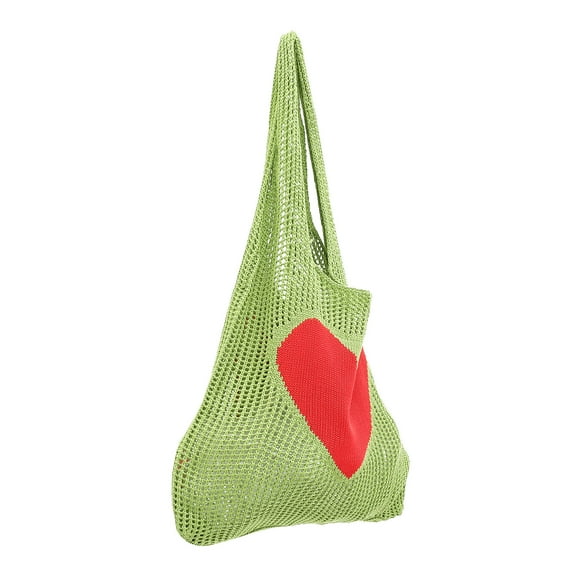 GOOHOCHY  Mesh Bag Storage Distinctive Design Tote Knit Sundries Work