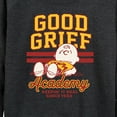 thumbnail image 3 of Peanuts - Good Grief Academy - Women's Lightweight French Terry Long Sleeve Shirt, 3 of 6
