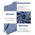 thumbnail image 5 of COOFANDY Black T Shirts for Men Summer Basic Short Sleeve Tees Crewneck Plain Casual T Shirts, 5 of 6