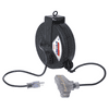 30' Cord Metal Reel W/Clear Lighted T-Tap