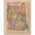 thumbnail image 3 of Hammond 15x18 Black Modern Framed Museum Art Print Titled - Vermont, New Hampshire - Hammond 1910, 3 of 5