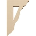 thumbnail image 3 of Ekena Millwork 5 1/2"W x 20"D x 32"H Funston Traditional Rough Cedar Woodgrain TimberThane Bracket, Primed Tan, 3 of 6