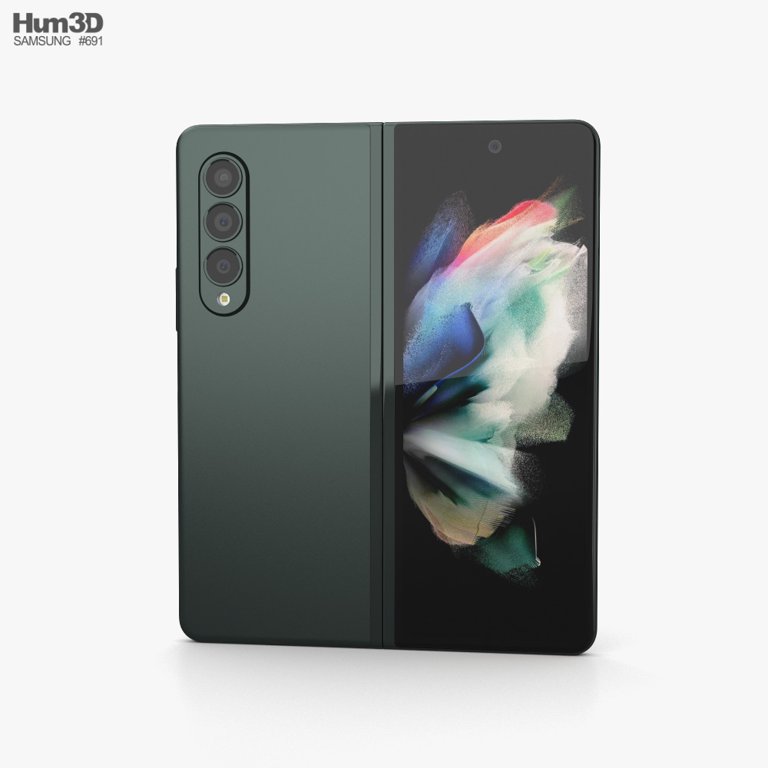 Pre-Owned Samsung Galaxy Z Fold 3 5G F926U 256GB Green Verizon