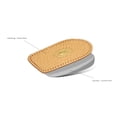 thumbnail image 3 of Genuine Leather Heel Support Pad, Orthotic Heel Cushion, Kaps Airflex, All Sizes, 3 of 4