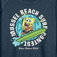 thumbnail image 3 of SpongeBob SquarePants - Mussel Beach - Women's Lightweight French Terry Long Sleeve Shirt, 3 of 6