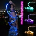 thumbnail image 4 of Colorful LED Light Flash Whip Fiber Whip Party Props 360 Degree Rotating Space Whip, 4 of 8