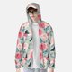 thumbnail image 2 of Balery Roses and Butterflies Sudadera ligera de manga larga con capucha y protección solar UPF 50+ para hombre y mujer, ideal para pesca y running-Small, 2 of 7