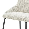 thumbnail image 5 of NPD Furniture Katrisa Fabric Dining Side Chair in Zenith White (Set of 2), 5 of 11