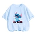 thumbnail image 5 of Camisetas de Disney Stitch de MINISO, camisetas con estampado 3D de dibujos animados de anime, ropa de calle, traje de camión, camisetas de moda para niños y niñas, camisetas, ropa, 5 of 5