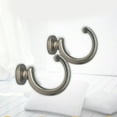 thumbnail image 6 of 2pcs/set Home Hardware Curtain Tieback European Wall Hook Curtain Buckle,U - shaped Curtain Hooks Buckle Accessories Handle Feel, 6 of 10